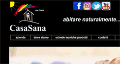 Desktop Screenshot of casasanabio.it