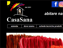 Tablet Screenshot of casasanabio.it